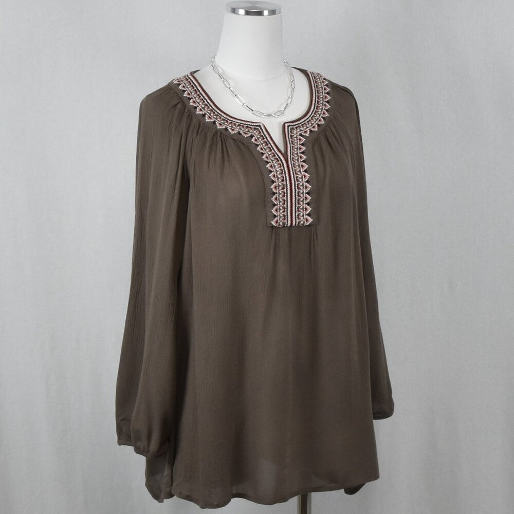 St. Johns Bay Blouse Size XL - Picture 2 of 7
